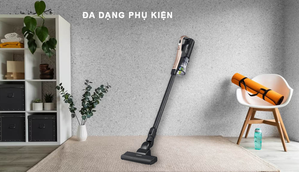 Máy Hút Bụi Hitachi PV-XFL300 được trang bị đa dạng phụ kiện đi kèm