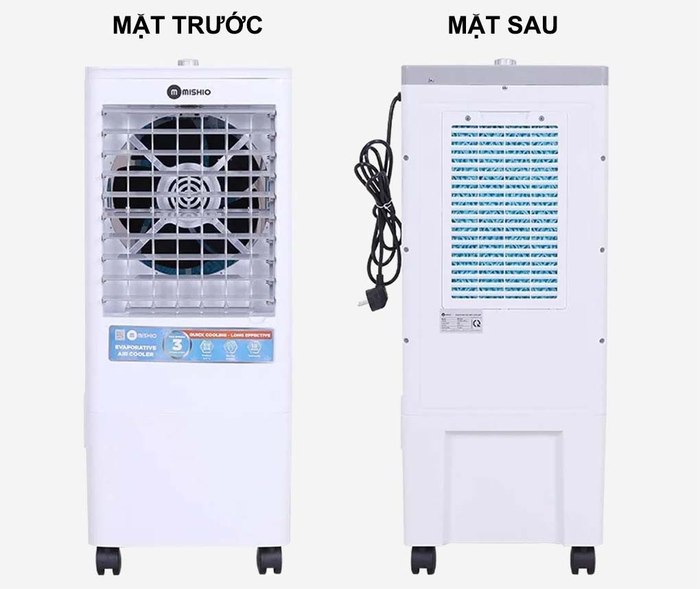 Máy làm mát không khí diệt khuẩn UV Mishio MK310 làm bằng nhựa 