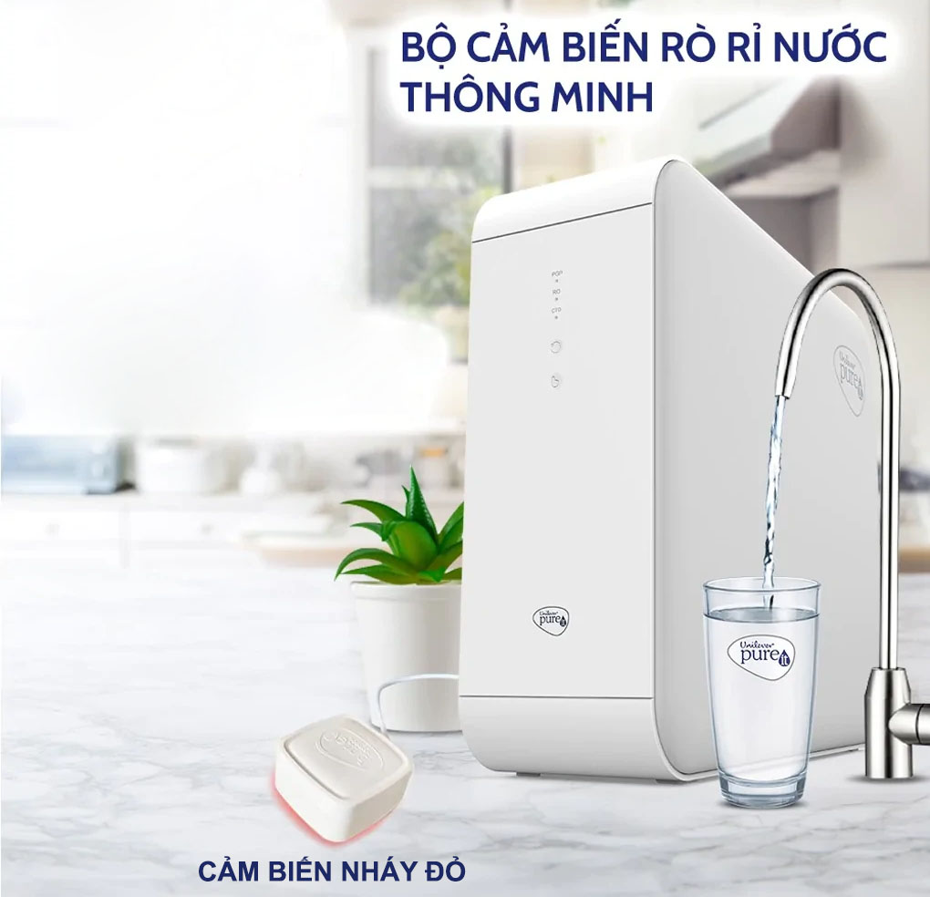 Máy lọc nước Unilever Pureit Delica UR5640 tích hợp bộ cảm biến rò rỉ nước