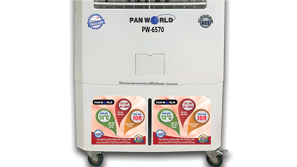 Panworld PW-6570 có bình chứa dung tích 50 lít