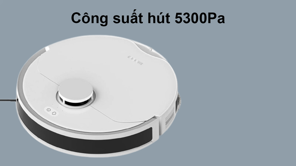 Robot hút bụi lau nhà Shimono LS68W công suất mạnh mẽ