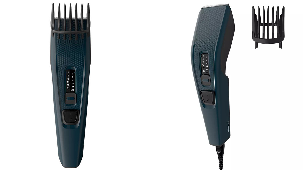 Tông đơ cắt tóc Philips HC3505 có kiểu dáng nhỏ gọn và hiện đại 