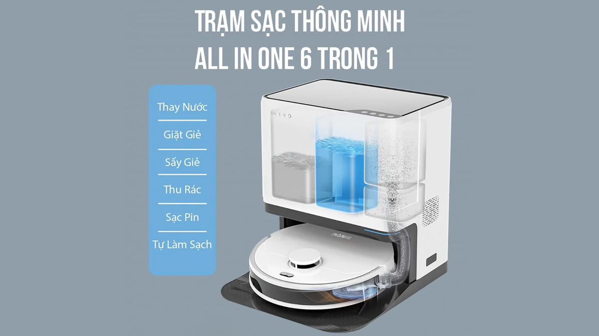 Trạm sạc thông minh robot Shimono LS68W