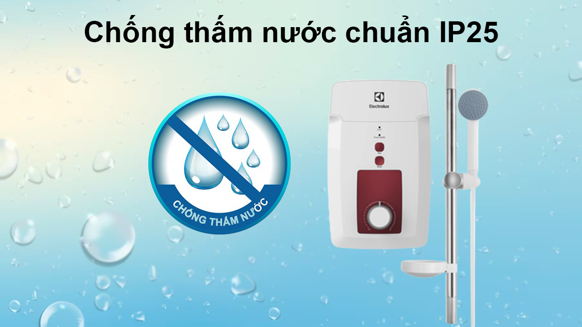 Vỏ máy Electrolux EWE451GX-DWR chống thấm nước IP25