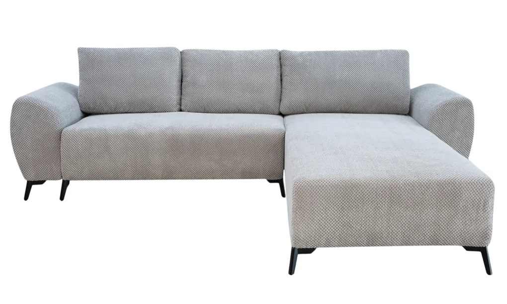 Sofa L (Góc trái) Chale 1360 Xám hiện đại phù hợp với nhiều không gian