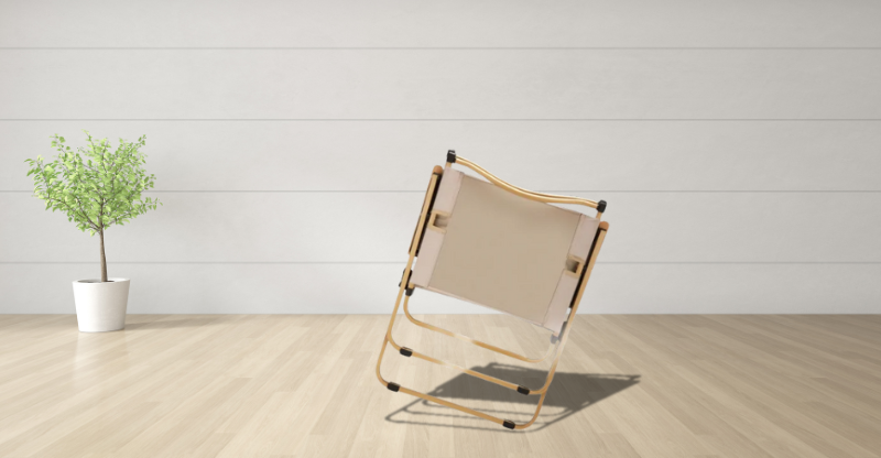 Ghế sau khi được xếp lại