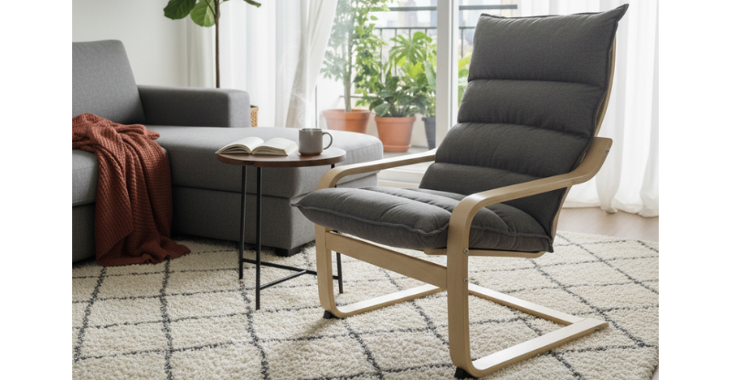 Kiểu dáng đơn giản mang lại cảm giác thư thái, thư giãn cho người ngồi