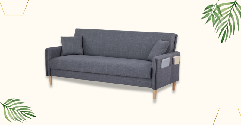 Bên hông ngăn đựng sách báo