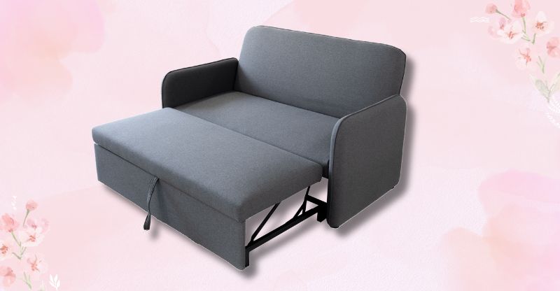 Sofa khi bật ra thành giường