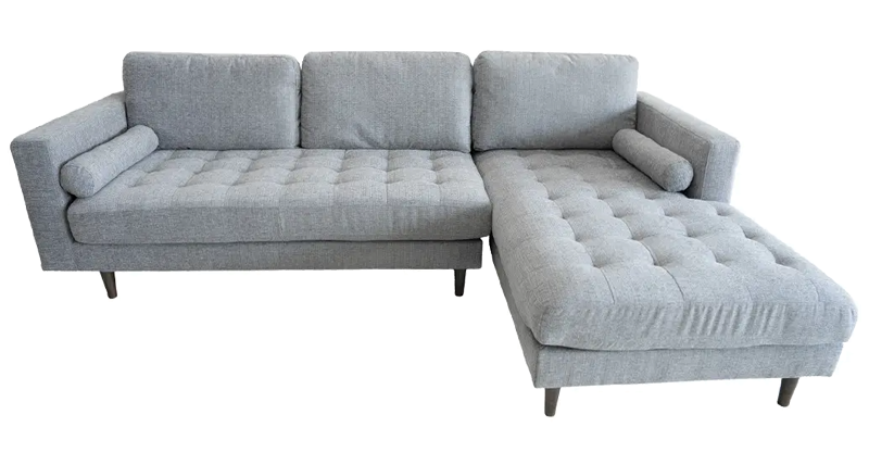 Sofa góc Zara LD-2007 Xám nhạt