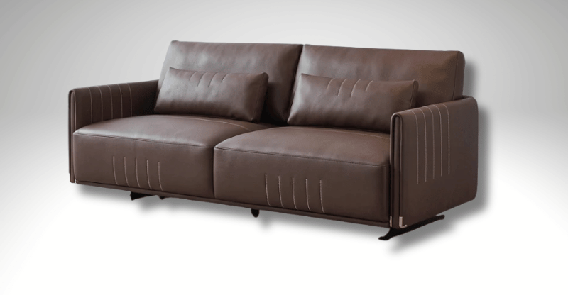 Sofa 2 chỗ Casper EM1070 178 Nâu cao cấp, giá rẻ