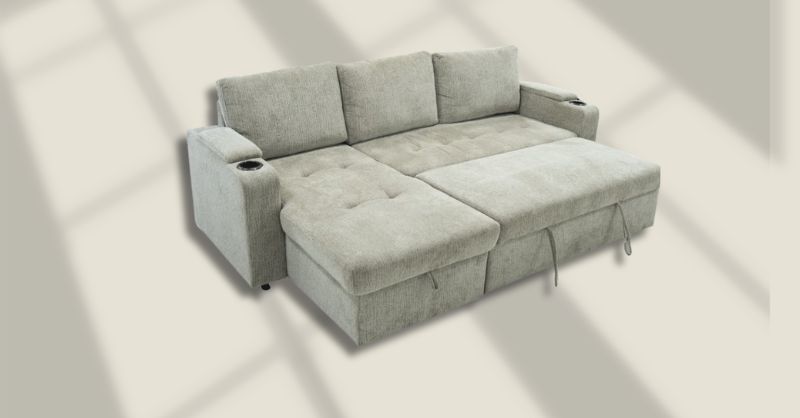 Thiết kế đa năng có thể kéo thành giường, bề mặt rộng rãi, đệm ngồi êm ái