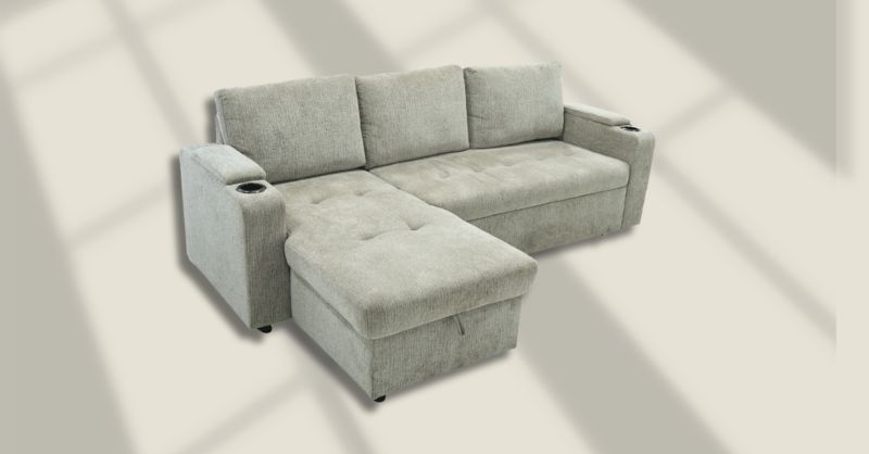 Sofa góc L (góc phải ) 8604 Xám