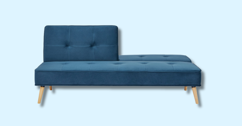 Sofa giường màu xanh hiện đại