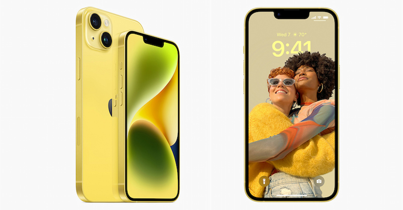 Ảnh thực tế iPhone 14 màu vàng siêu rực rỡ