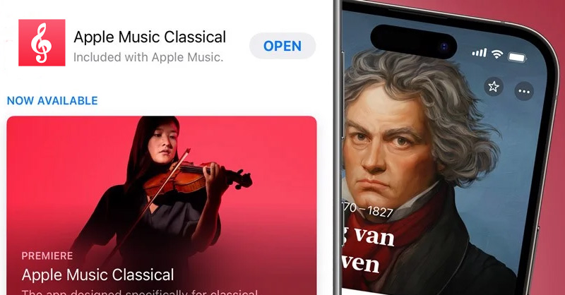 Apple Music Classical chính thức có mặt trên App Store