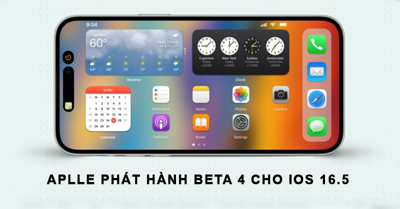 Apple phát hành bản beta thứ 4 cho iOS 16.5