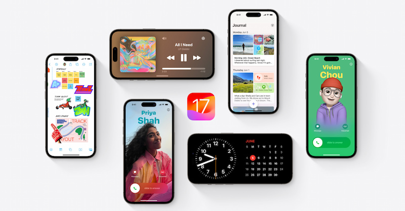 iOS 17 ra mắt biến iPhone thành đồng hồ để bàn