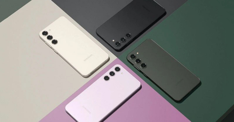 Bốn phiên bản màu của Samsung Galaxy S23 Series