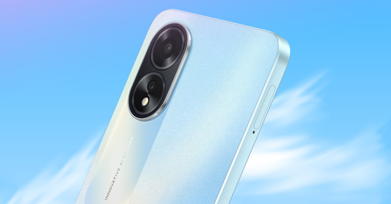 Hệ thống camera kép ở mặt lưng của OPPO A18