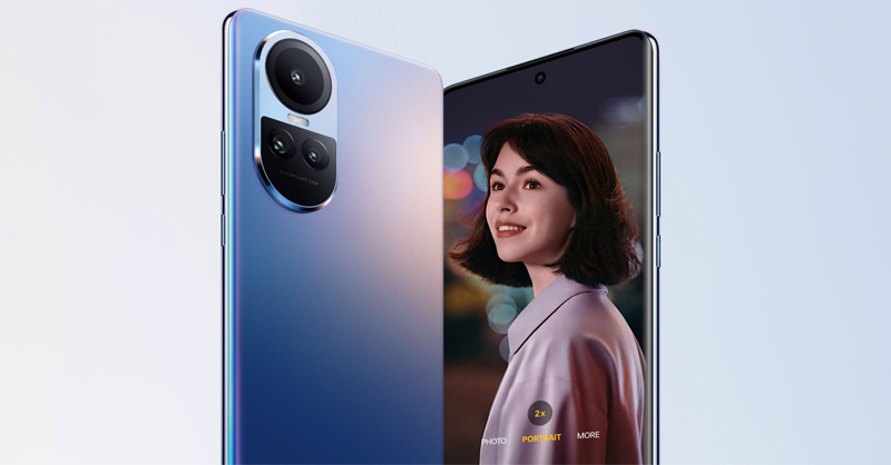 Reno10 5G là thế hệ điện thoại đầu tiên được OPPO trang bị camera tele