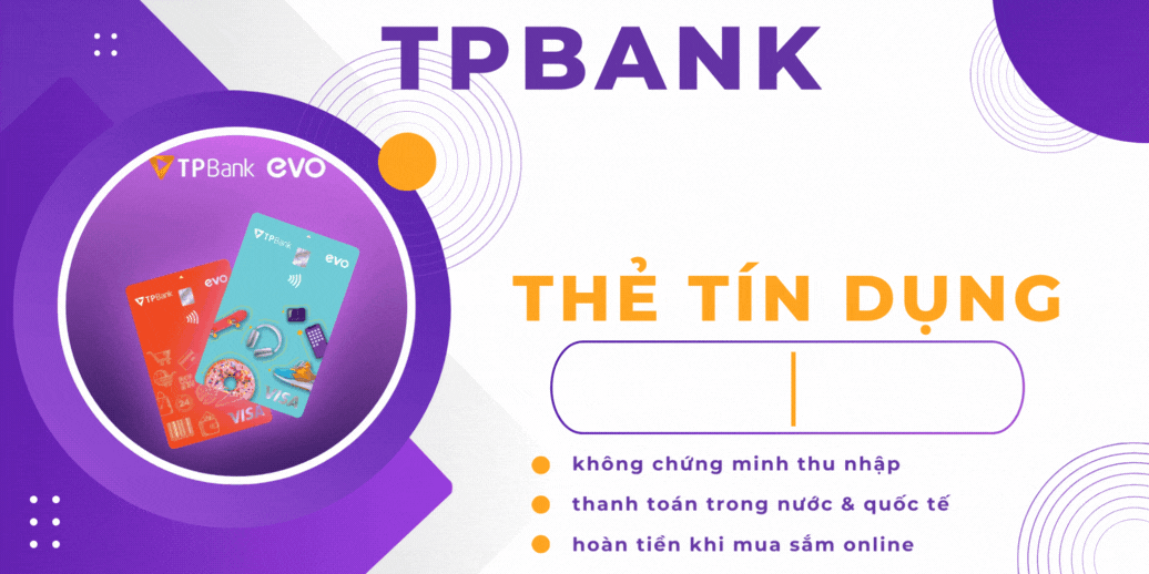 Mở thẻ tín dụng TPBank EVO