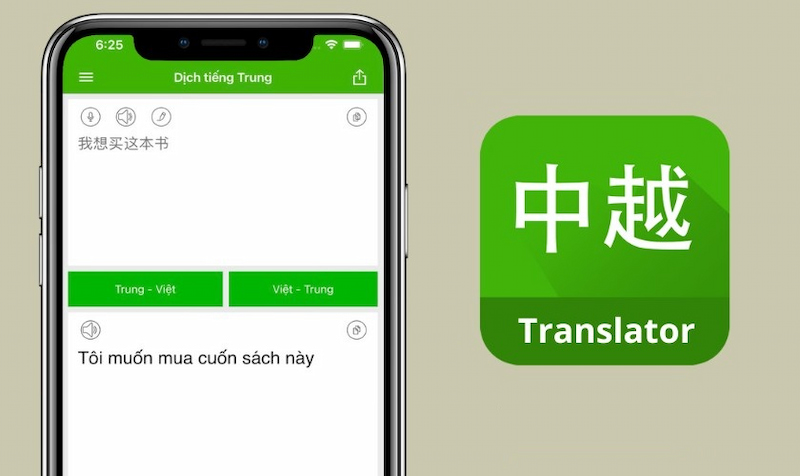 App Dịch tiếng Trung đơn giản, dễ sử dụng