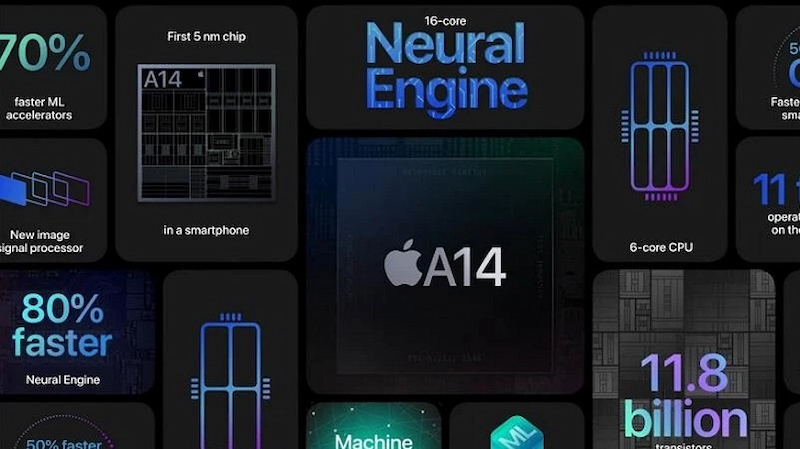 Apple trang bị cho iPhone 12 Pro Max con chip A14 Bionic