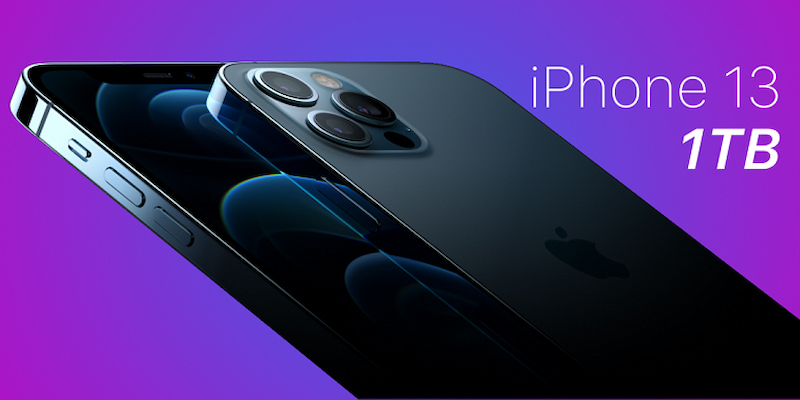 Apple chuẩn bị cho tới iPhone 13 Pro Max bộ lưu trữ lên đến mức 1TB