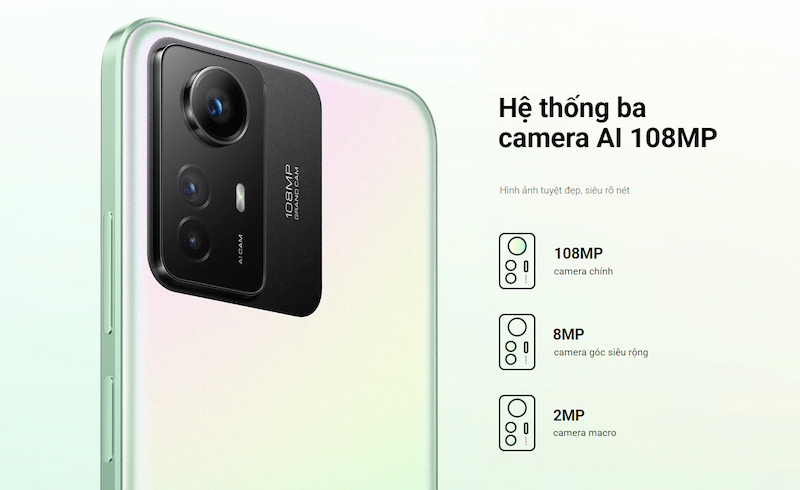 Bộ camera nhiếp ảnh vượt trội của Redmi Note 12S