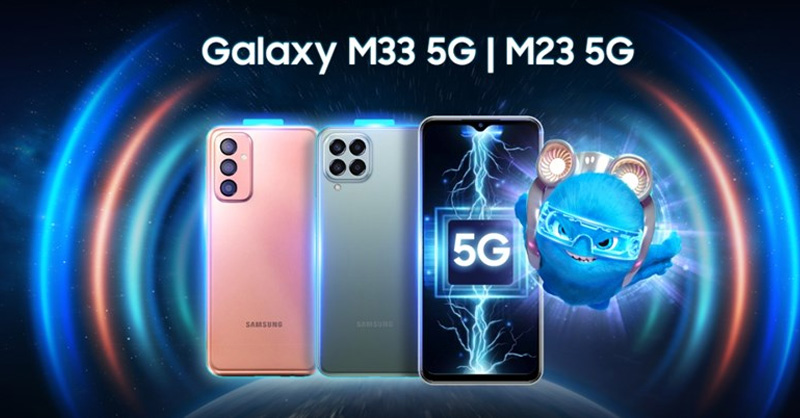 Bộ đôi Galaxy M33 5G và M23 5G được trang bị cấu hình ấn tượng