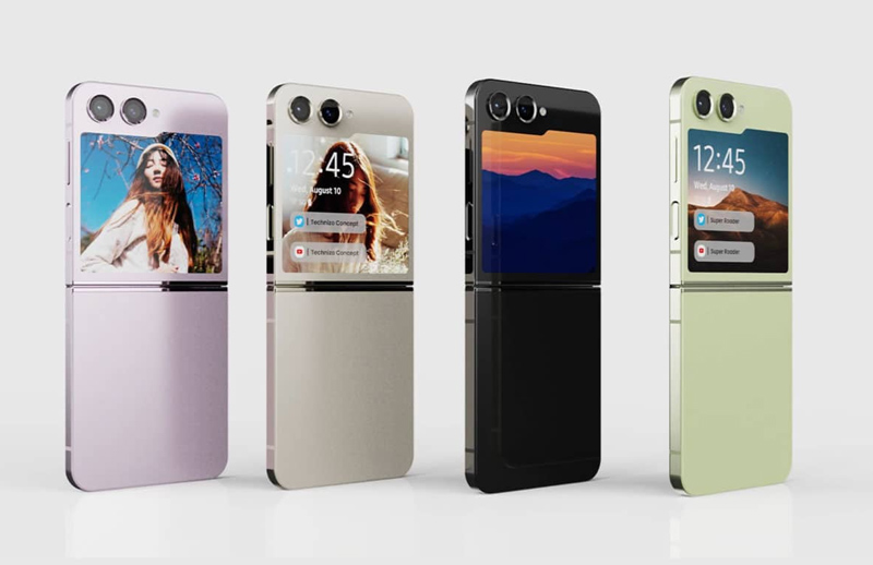 Các phiên bản màu sắc của Galaxy Z Flip 5