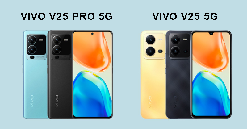 Các phiên bản màu sắc của Vivo V25 5G và Vivi V25 Pro 5G