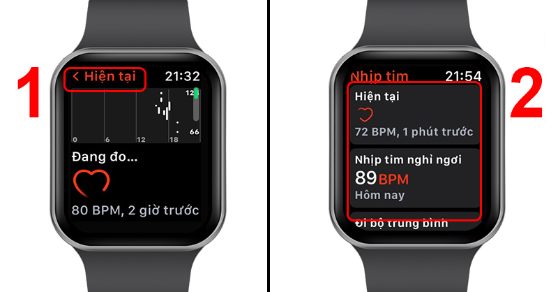 Cách kiểm tra nhịp tim hiện tại trên Apple Watch