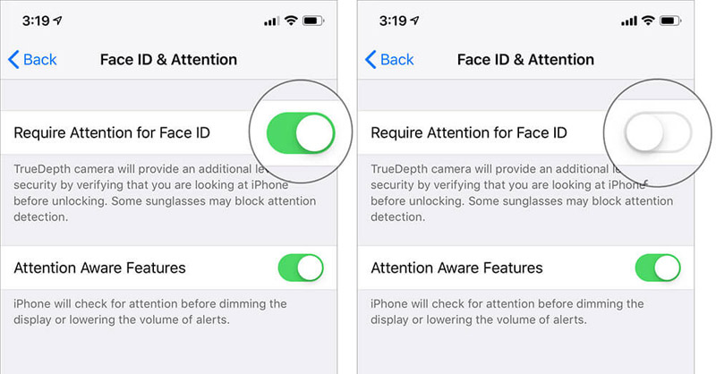 Cách tắt Require Attention for Face ID trên điện thoại iPhone của bạn