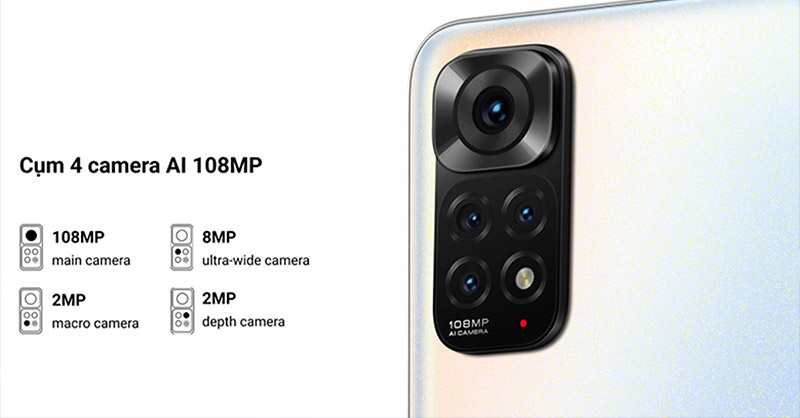 Cụm camera chất lượng cao của Redmi Note 11s
