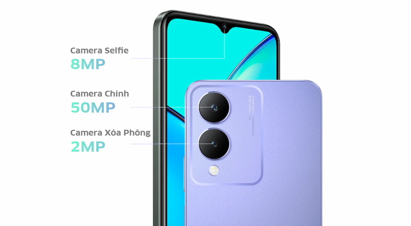 Camera sắc nét chuyên nghiệp trên Vivo Y17s