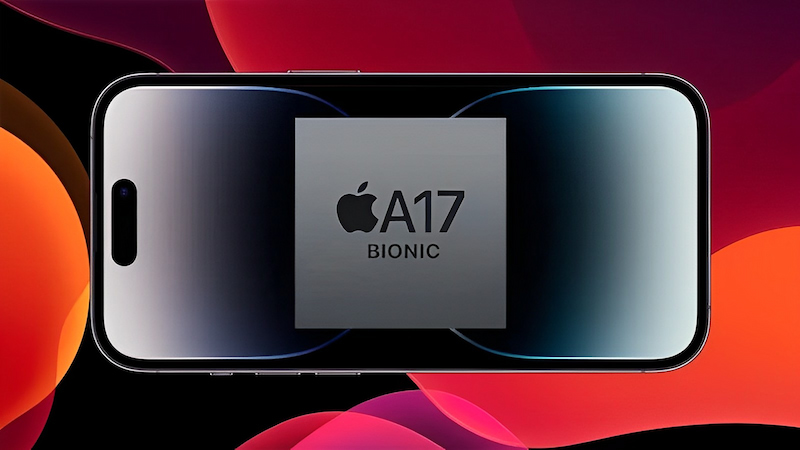 Chip A17 Bionic giúp iPhone 15 có thời lượng pin tốt hơn
