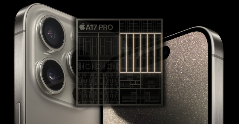 Chip A17 Pro giúp iPhone 15 Pro Max cải thiện hiệu năng vượt trội