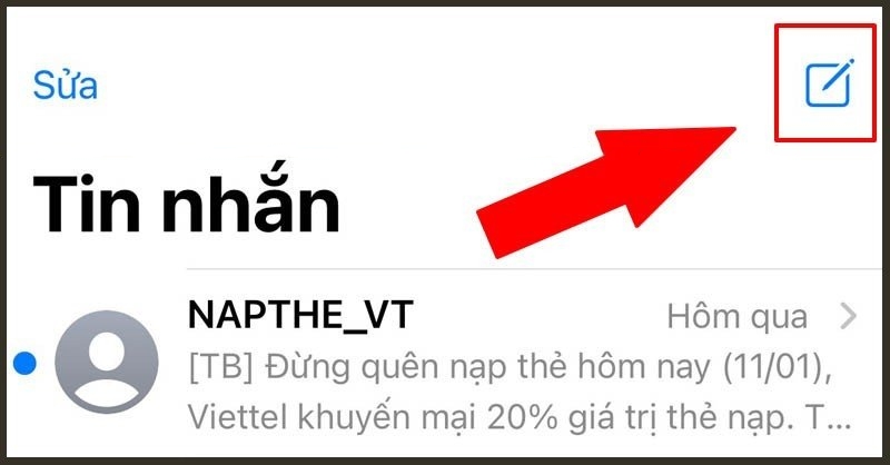 Chọn nhiều người nhận để gửi tin nhắn 