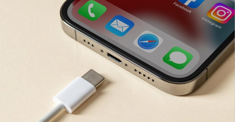 Cổng USB-C có đầu ra lớn hơn Lightning