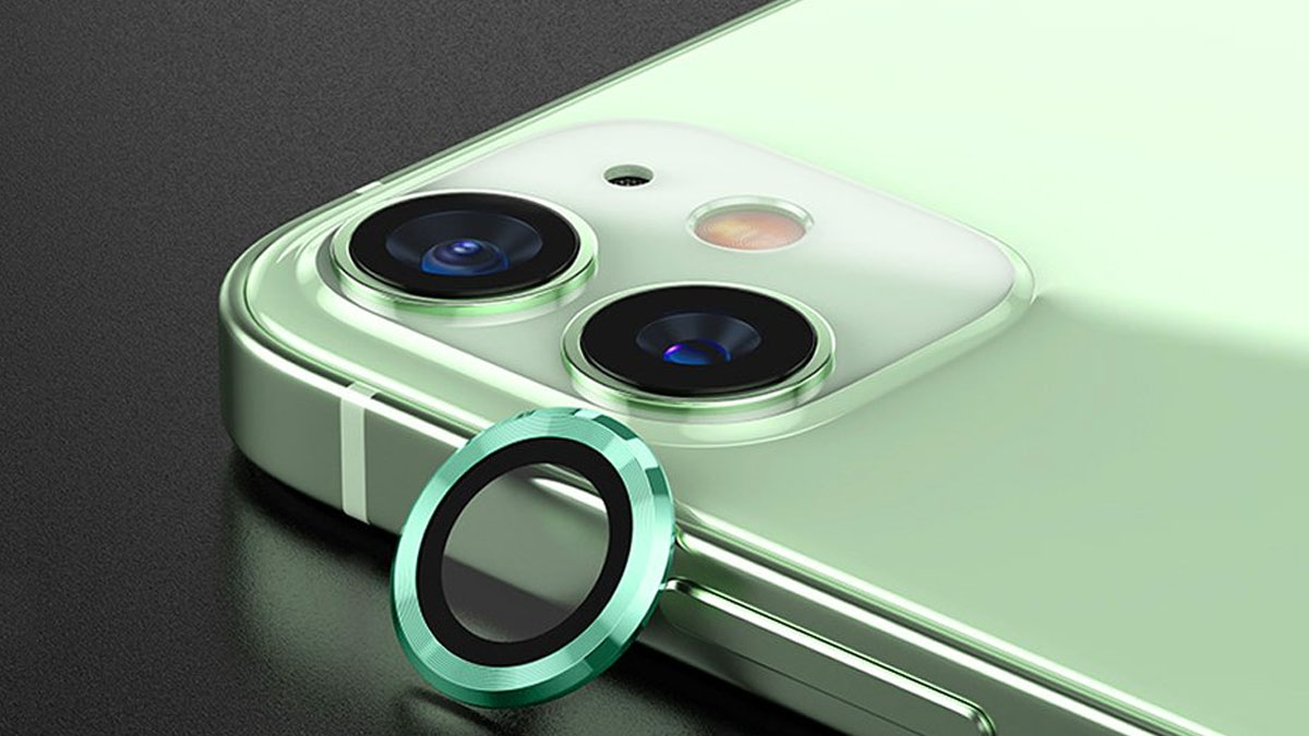Cụm camera sau của iPhone 12 xanh lá