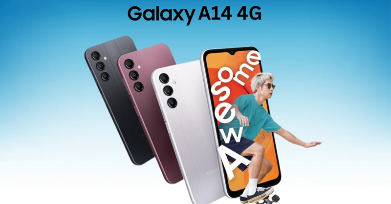 Điện thoại giá rẻ Samsung Galaxy A14 4G