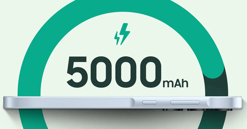 Galaxy A35 có viên pin lên đến 5000mAh