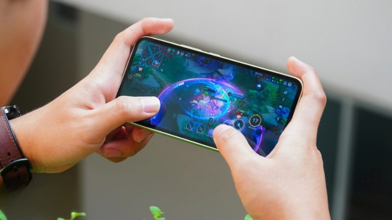 Galaxy A55 5G với đồ họa chơi game mượt mà, sống động