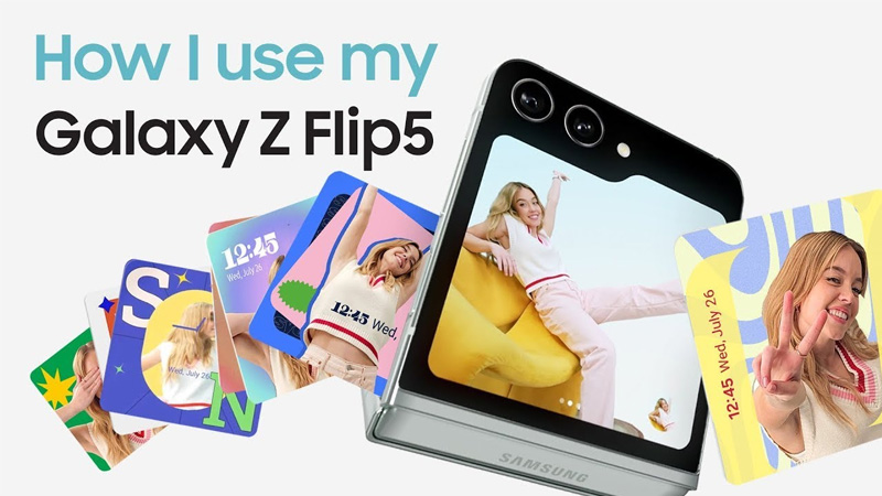 Galaxy Z Flip5 mang đến sự tích cực và năng động phù hợp với tuổi teen