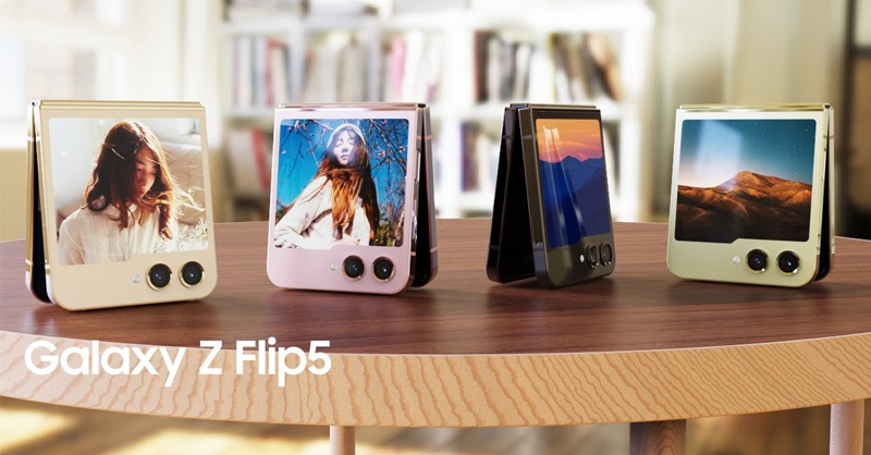 Galaxy Z Flip5 sẽ xuất hiện thêm nhiều tùy chọn màu sắc mới