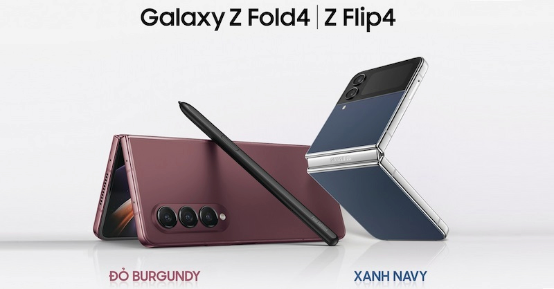 Galaxy Z Fold4 và Z Flip4 có thêm màu mới