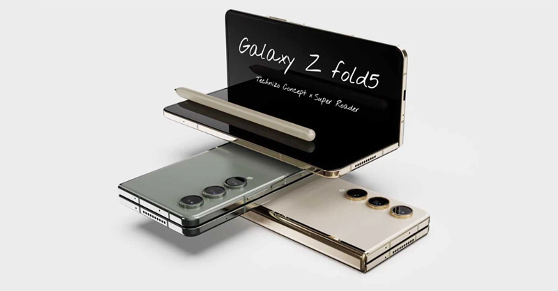 Galaxy Z Fold5 có thể ra mắt với 5 phiên bản màu sắc