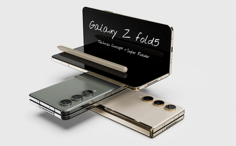 Galaxy Z Fold5 lộ diện thông số kích thước và trọng lượng